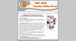 Desktop Screenshot of greaterdallaspress.com